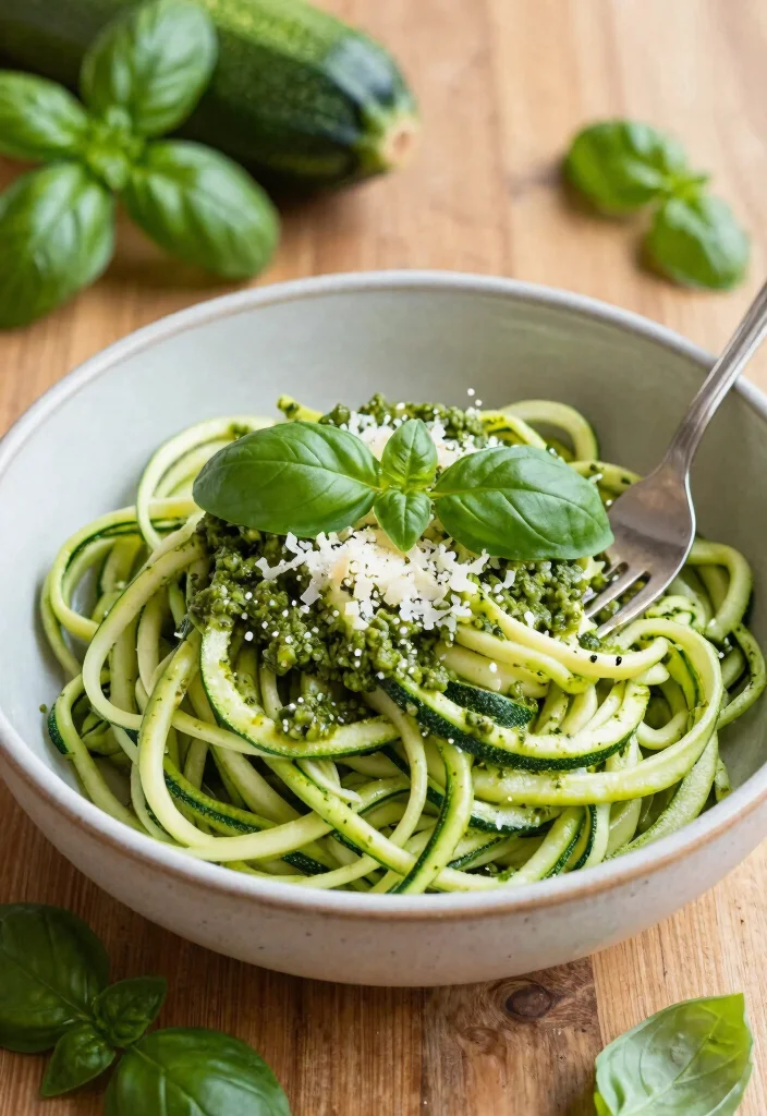 17 Gluten Free Dinner Recipes: Easy, Flavorful Meals for Busy Families - 3. Zucchini Noodles with Pesto 1