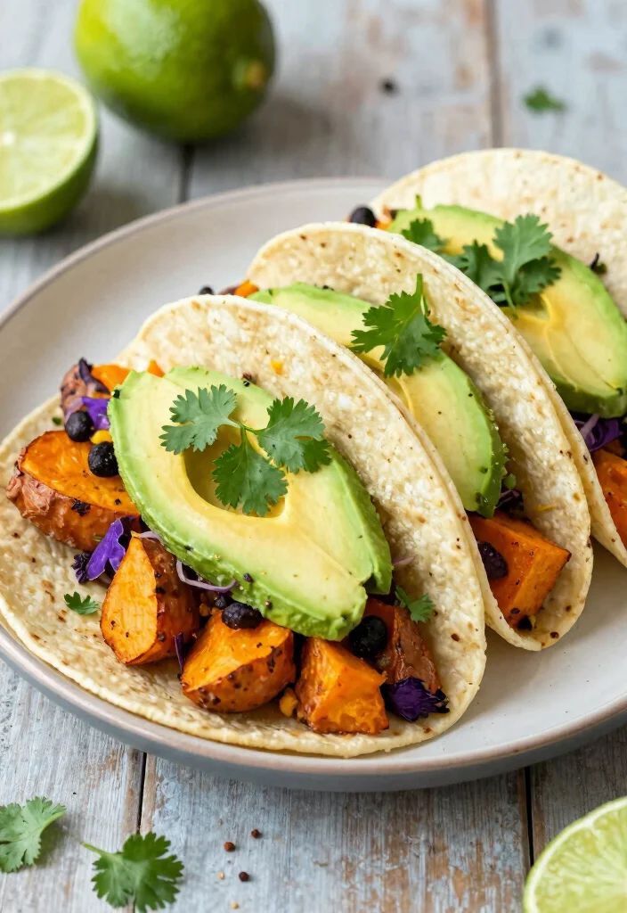 17 Gluten Free Dinner Recipes: Easy, Flavorful Meals for Busy Families - 5. Sweet Potato and Black Bean Tacos 1