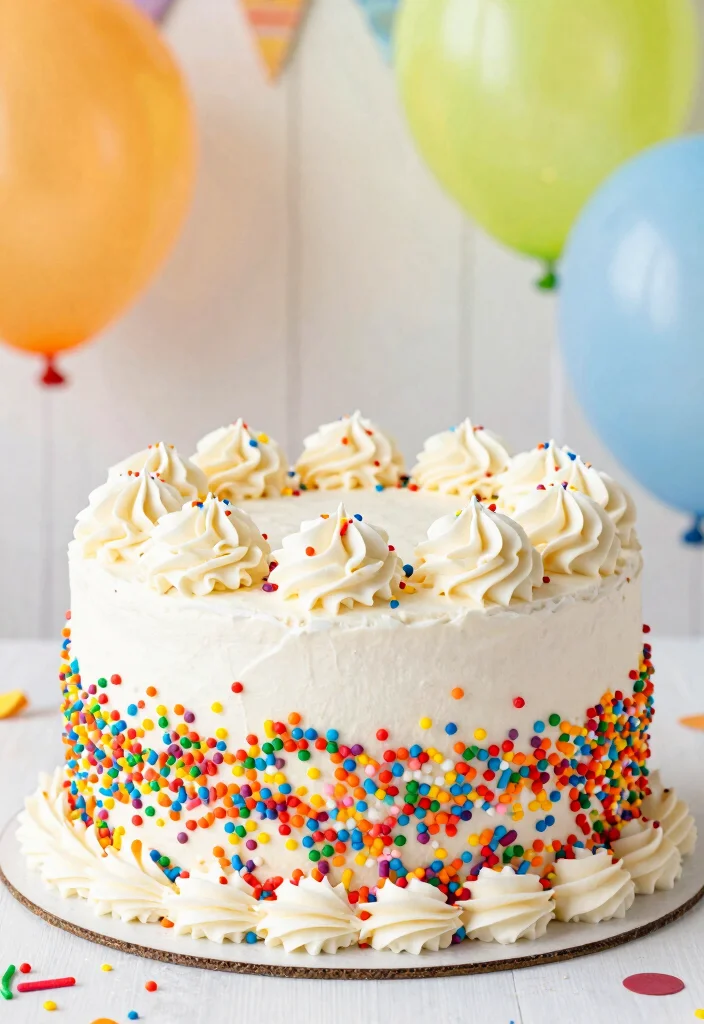 18 Boxed Cake Mixes Recipes for Creative Bakery Style Results - 6. Funfetti Celebration Cake 1