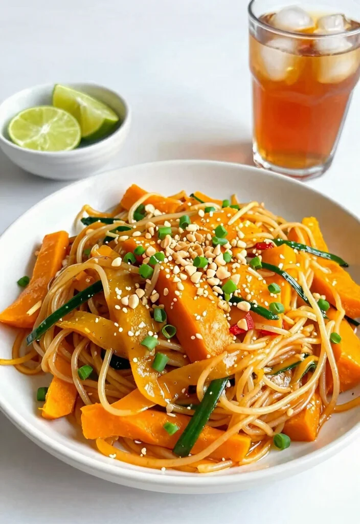 18 Butternut Squash Pasta Recipes: Creamy Comfort Bowls - 13. Butternut Squash Pad Thai 1