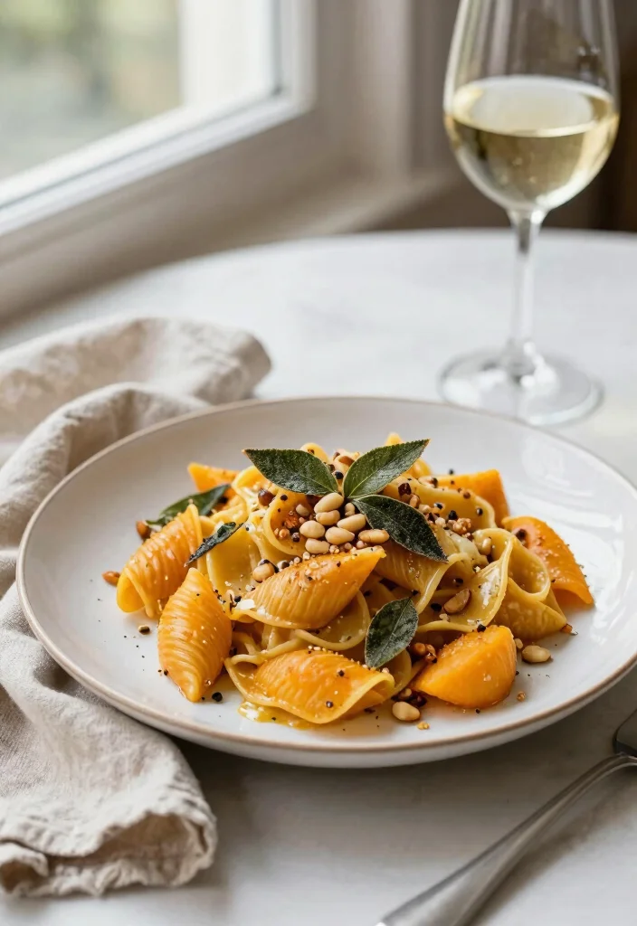 18 Butternut Squash Pasta Recipes: Creamy Comfort Bowls - 2. Butternut Squash Pasta with Sage Brown Butter 1