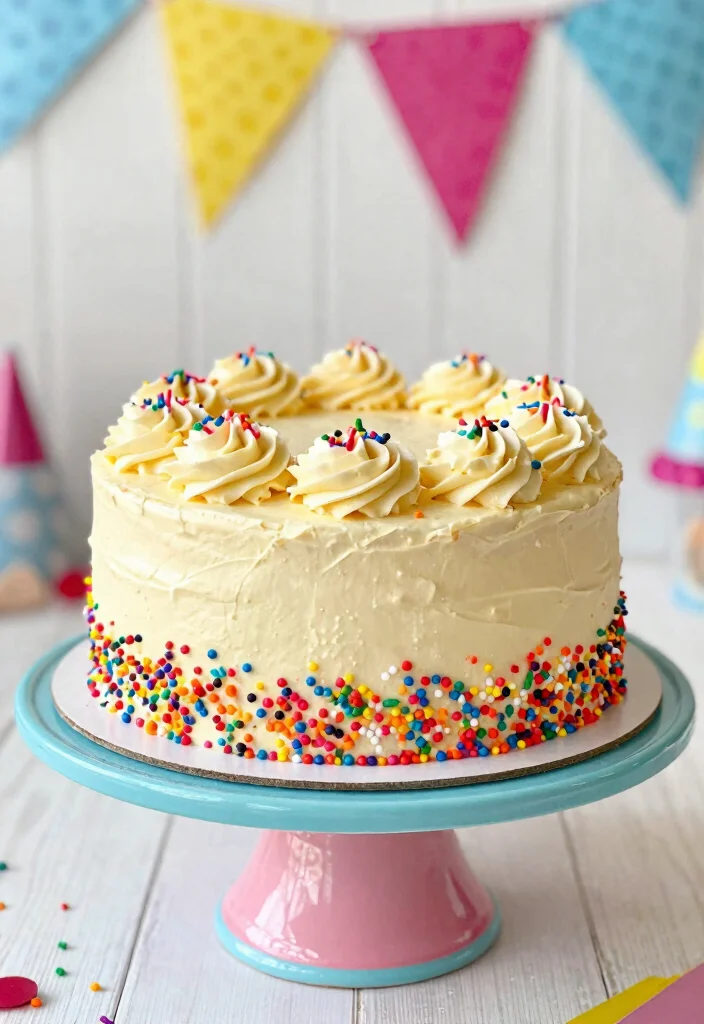18 Cake Recipes From Scratch: Classic Homemade Bakes - 12. Funfetti Cake 1