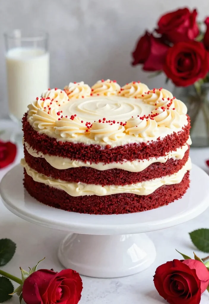 18 Cake Recipes From Scratch: Classic Homemade Bakes - 7. Red Velvet Cake 1
