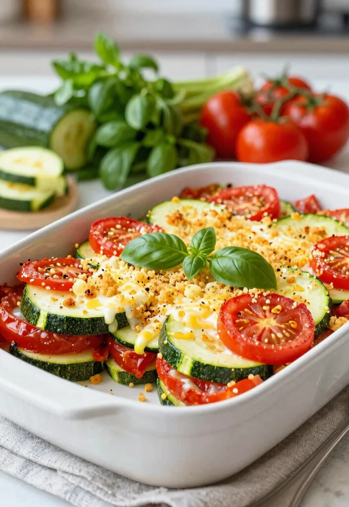18 Casserole Recipes for Dinner: Comforting Family Meals - 17. Zucchini and Tomato Casserole 1