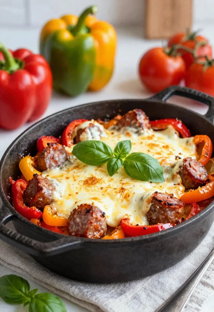 18 Casserole Recipes for Dinner: Comforting Family Meals - 5. Italian Sausage and Peppers Casserole 1