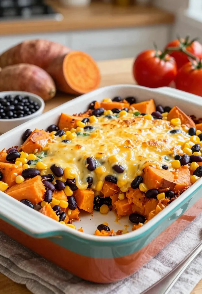 18 Casserole Recipes for Dinner: Comforting Family Meals - 6. Sweet Potato and Black Bean Casserole 1