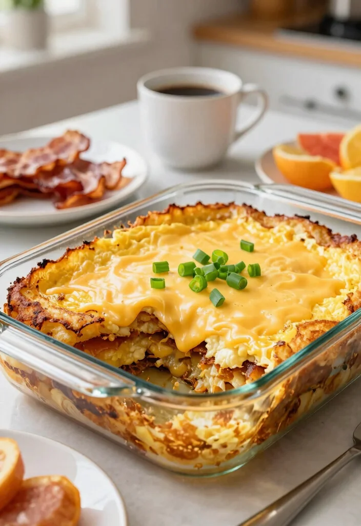 18 Casserole Recipes for Dinner: Comforting Family Meals - 8. Hash Brown Breakfast Casserole 1