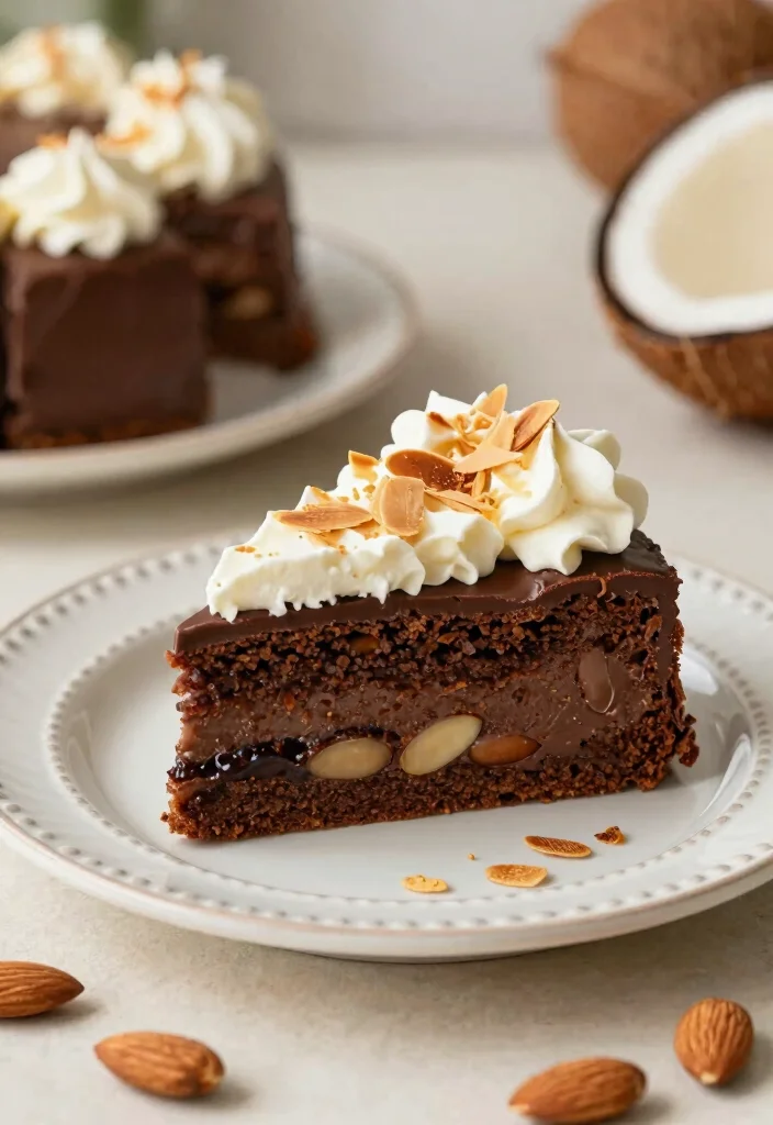 18 Chocolate Poke Cake Recipes Ultra Moist Party Cakes - 15. Chocolate Almond Joy Poke Cake 1