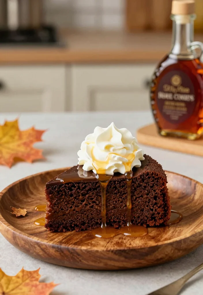 18 Chocolate Poke Cake Recipes Ultra Moist Party Cakes - 16. Chocolate Maple Poke Cake 1