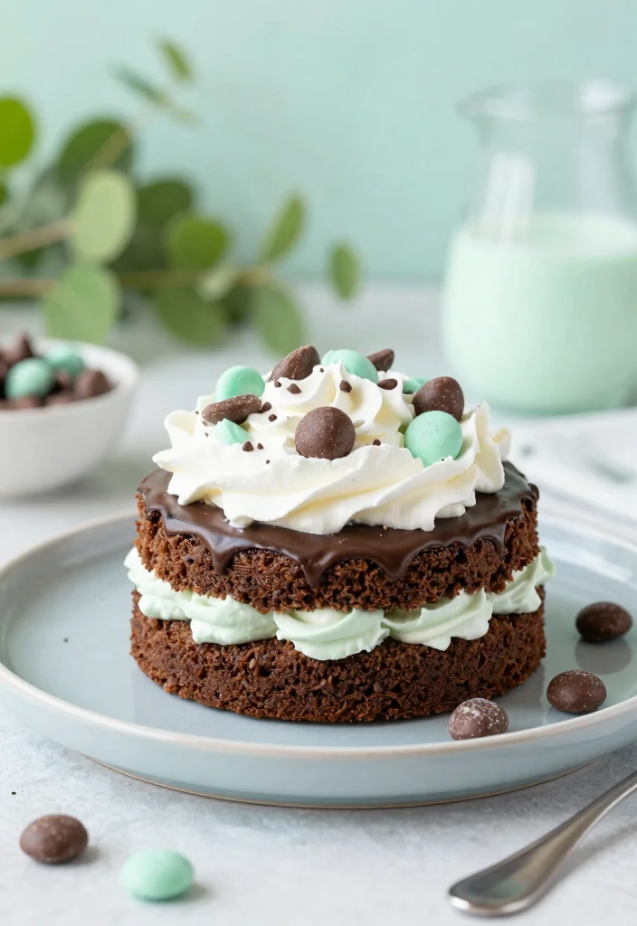 18 Chocolate Poke Cake Recipes Ultra Moist Party Cakes - 6. Chocolate Mint Poke Cake 1