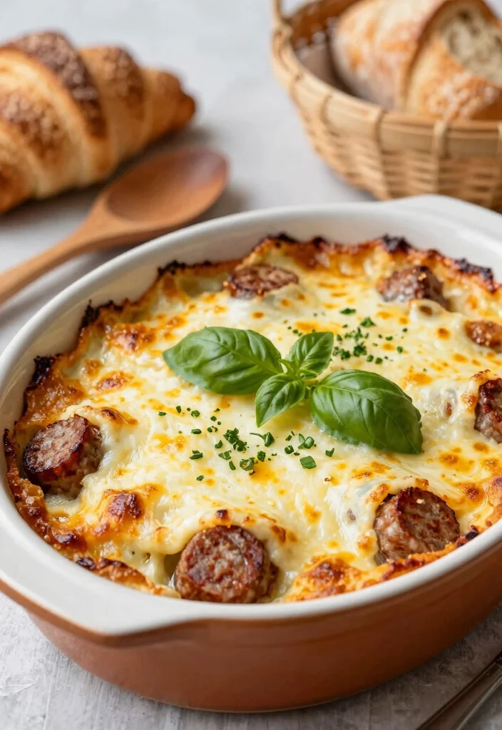 18 Crescent Roll Recipes Dinner Easy Crowd Pleasers - 6. Italian Sausage Crescent Roll Casserole 1