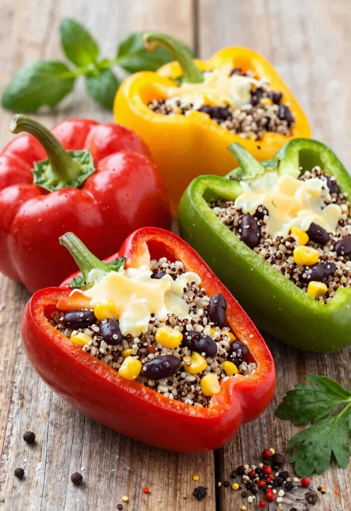 18 Delicious Recipes for Dinner Everyone Will Love - 1. Quinoa & Black Bean Stuffed Peppers 1