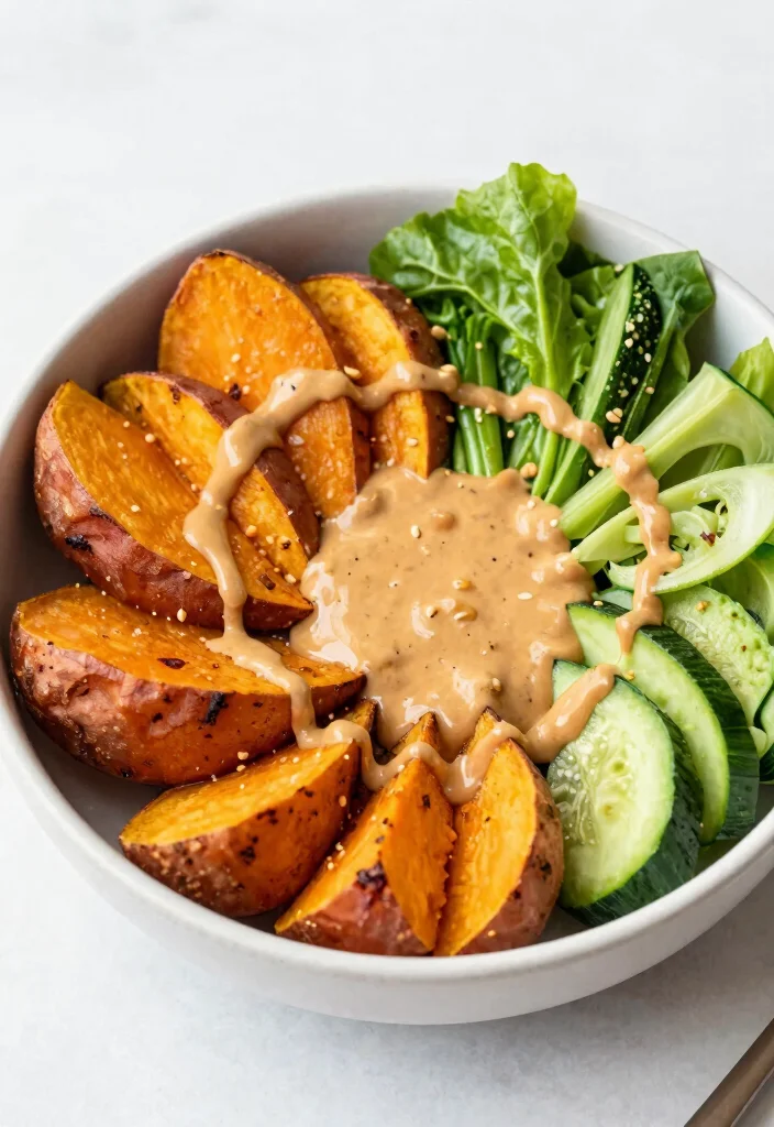 18 Delicious Recipes for Dinner Everyone Will Love - 14. Thai Peanut Sweet Potato Buddha Bowl 1