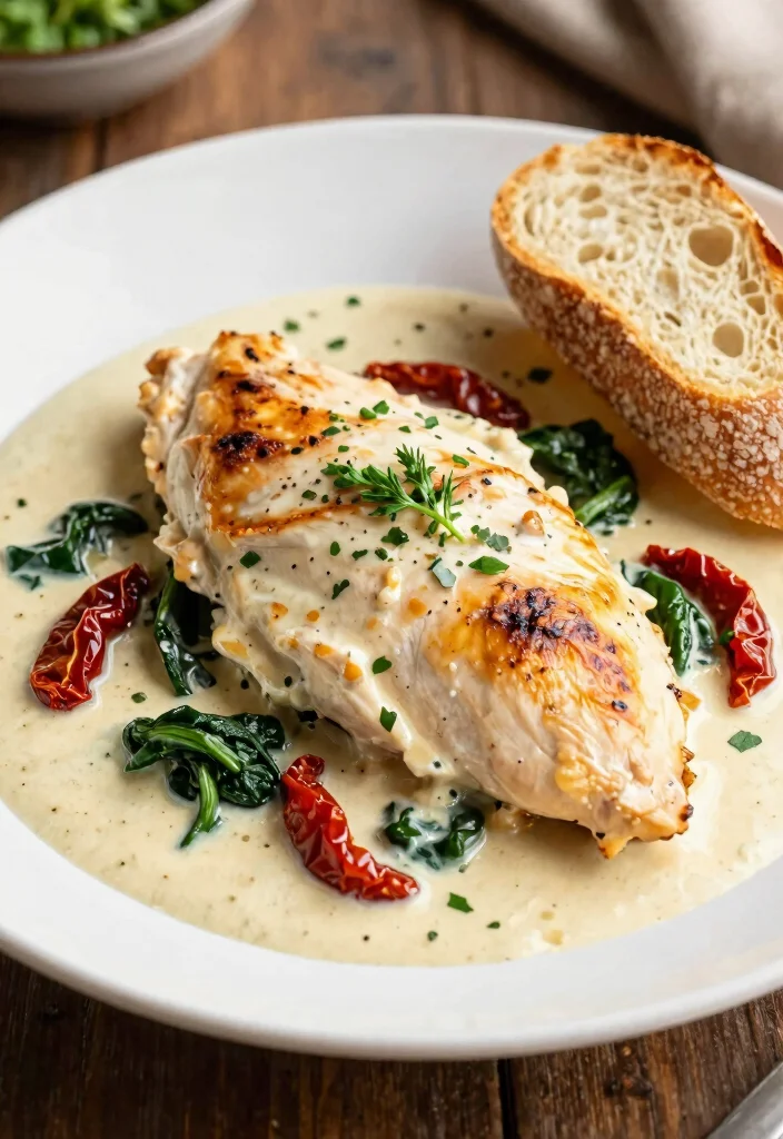 18 Delicious Recipes for Dinner Everyone Will Love - 2. Creamy Tuscan Garlic Chicken 1