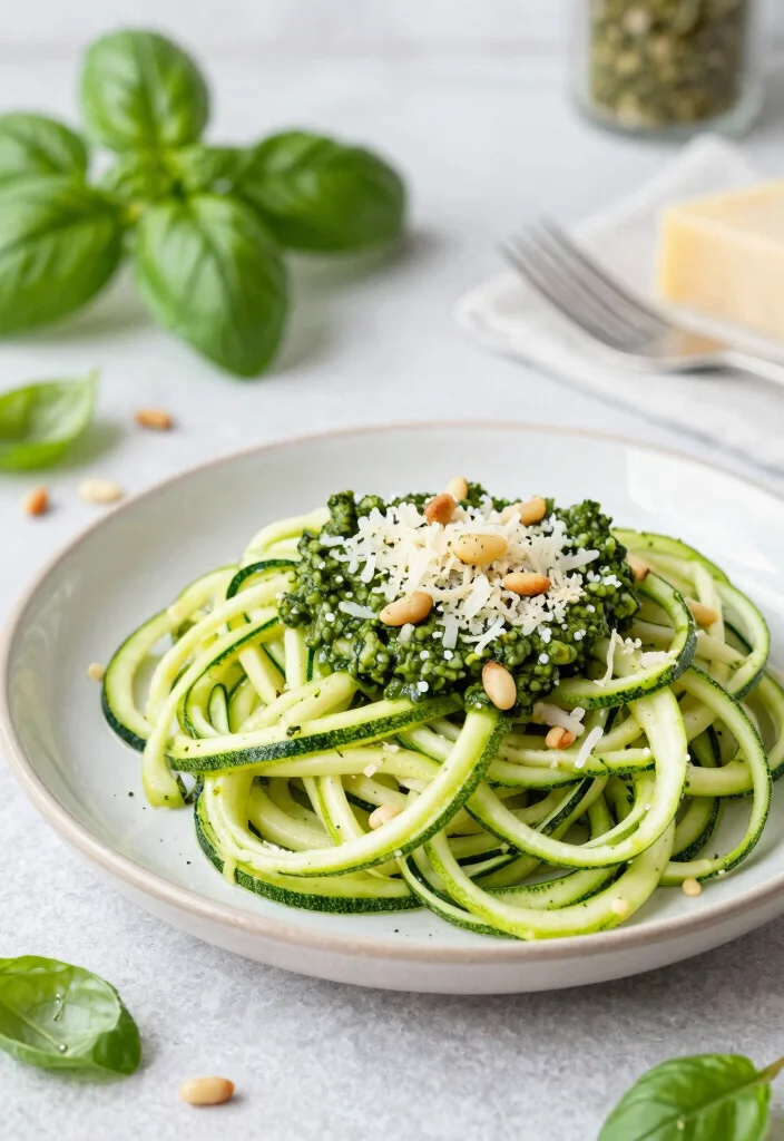 18 Delicious Recipes for Dinner Everyone Will Love - 4. Zucchini Noodles with Pesto 1