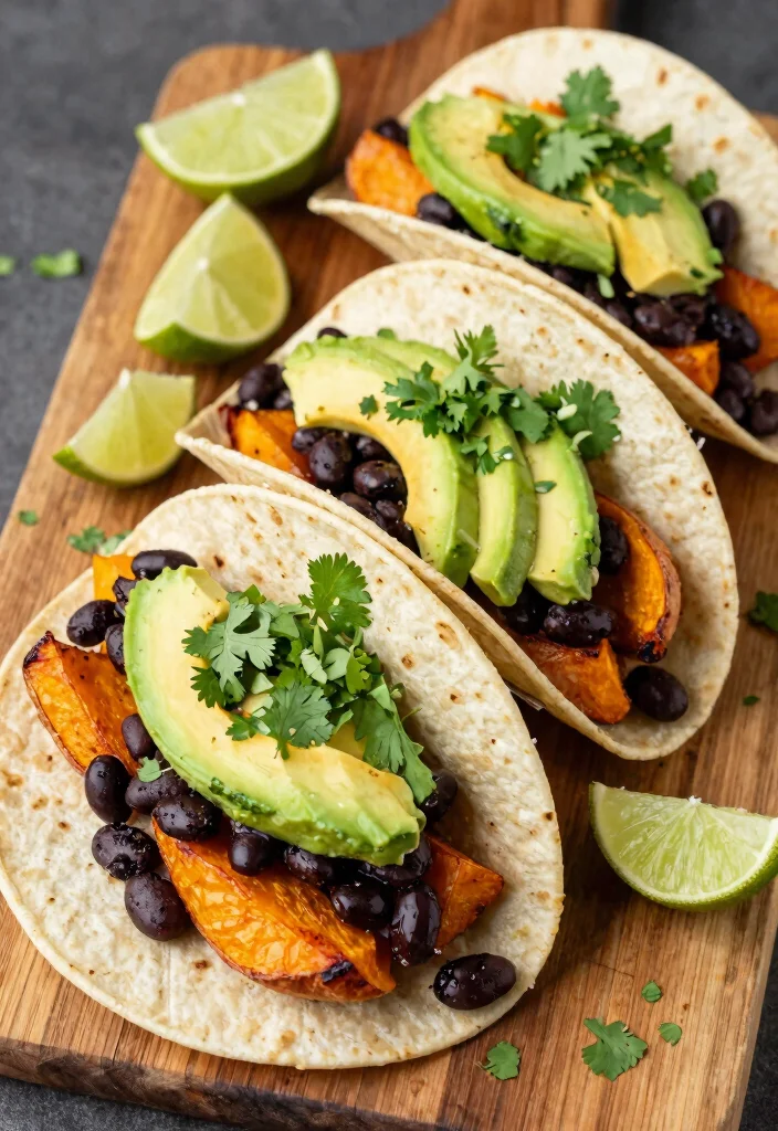 18 Delicious Recipes for Dinner Everyone Will Love - 5. Sweet Potato and Black Bean Tacos 1