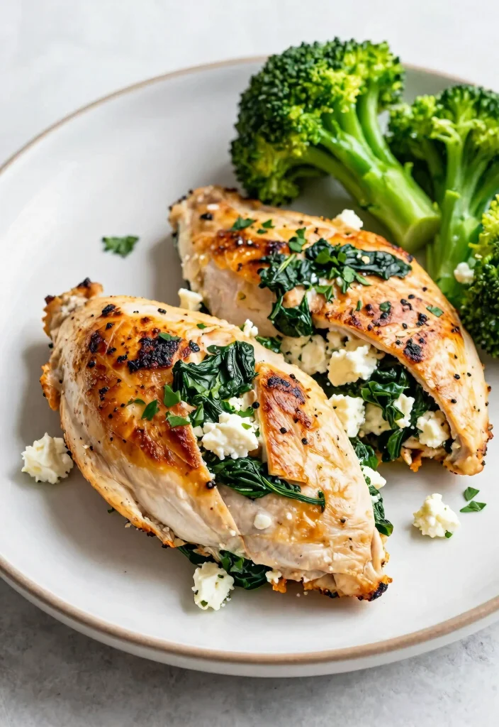 18 Delicious Recipes for Dinner Everyone Will Love - 7. Spinach and Feta Stuffed Chicken 1