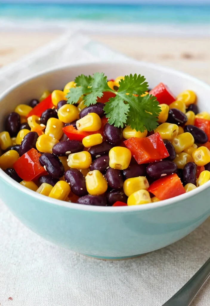 18 Dinner Recipes High Protein Filling Healthy Meals - 15. Black Bean and Corn Salad 1