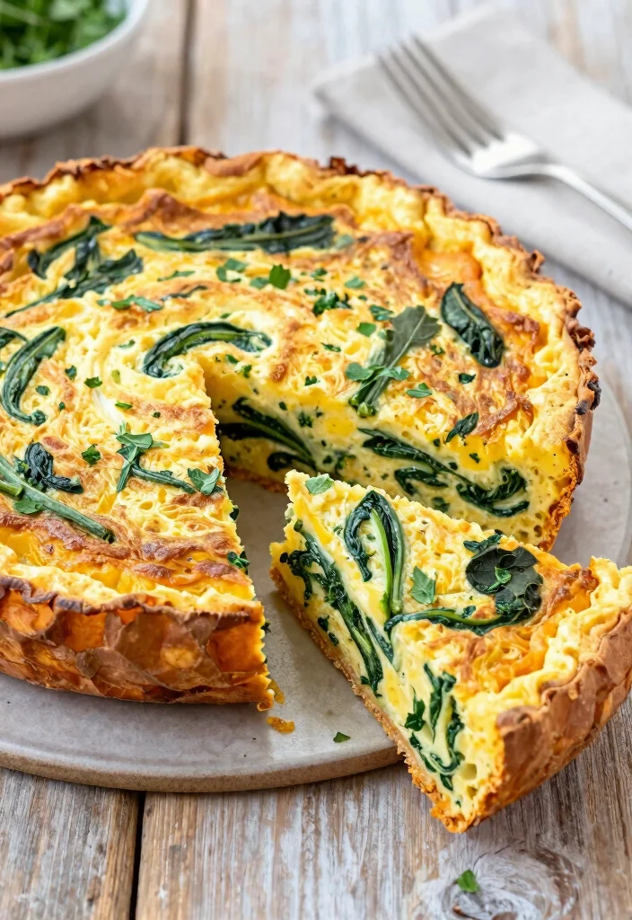 18 Dinner Recipes High Protein Filling Healthy Meals - 18. Sweet Potato and Spinach Frittata 1