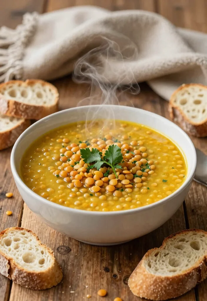 18 Dinner Recipes High Protein Filling Healthy Meals - 8. Curried Lentil Soup 1
