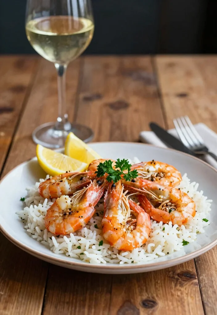 18 Dinner Recipes With Rice: Easy Filling Meals - 10. Garlic Butter Shrimp with Rice 1