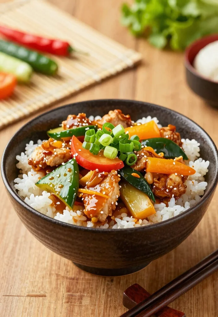 18 Dinner Recipes With Rice: Easy Filling Meals - 11. Teriyaki Chicken Rice Bowl 1