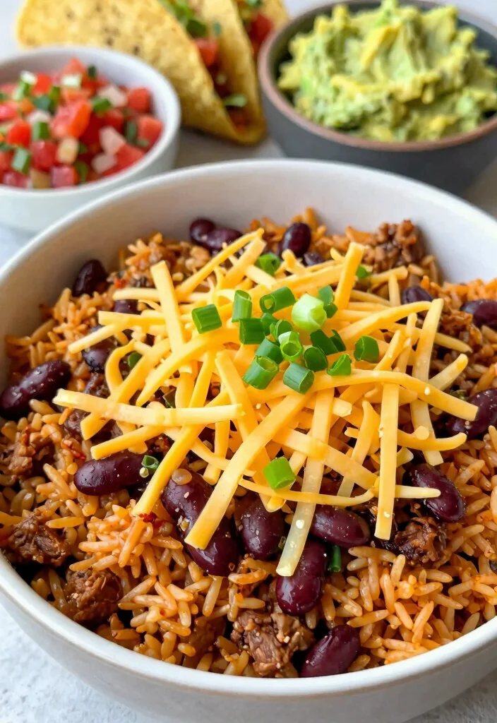 18 Dinner Recipes With Rice: Easy Filling Meals - 16. One-Pot Taco Rice 1