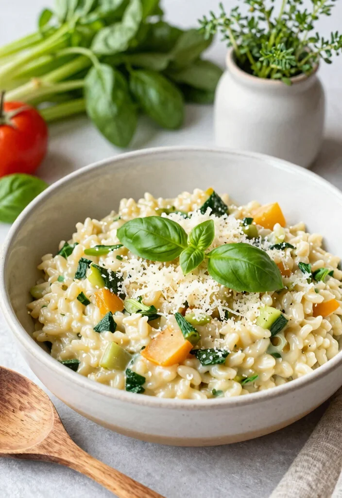 18 Dinner Recipes With Rice: Easy Filling Meals - 3. Vegetable Risotto 1