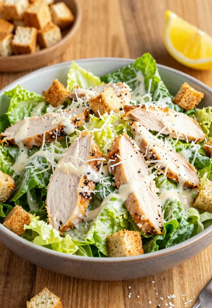 18 Dinner Recipes with Chicken: Easy Family Favorites for Busy Weeknights - 10. Chicken Caesar Salad 1