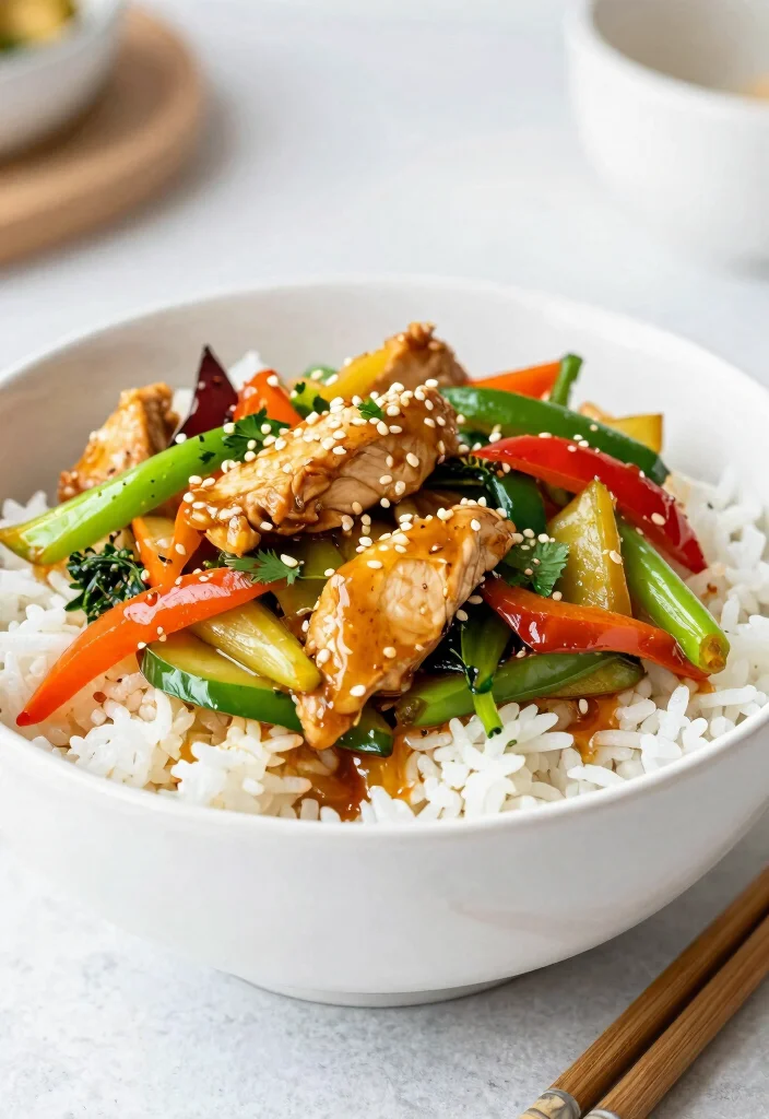 18 Dinner Recipes with Chicken: Easy Family Favorites for Busy Weeknights - 5. Honey Garlic Chicken Stir-Fry 1