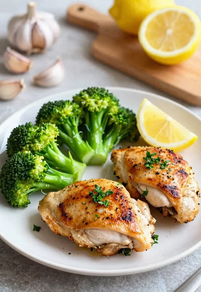 18 Food Recipes for Dinner: Simple Everyday Ideas 2 18 Food Recipes for Dinner: Simple Everyday Ideas - 1. One-Pan Lemon Garlic Chicken 1
