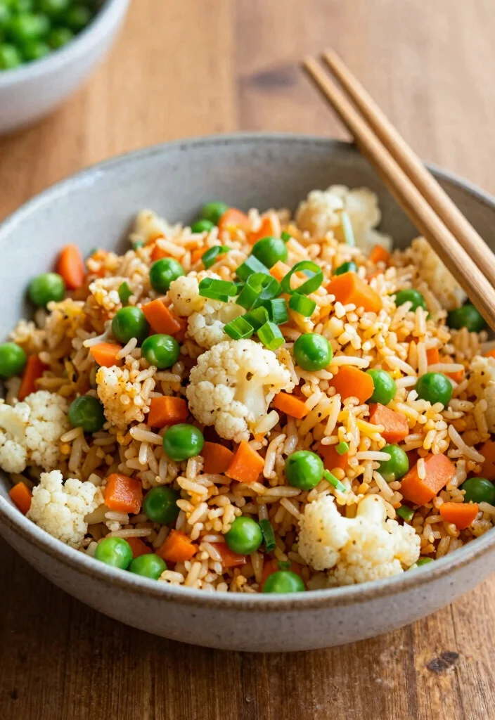 18 Food Recipes for Dinner: Simple Everyday Ideas 10 18 Food Recipes for Dinner: Simple Everyday Ideas - 9. Cauliflower Fried Rice 1