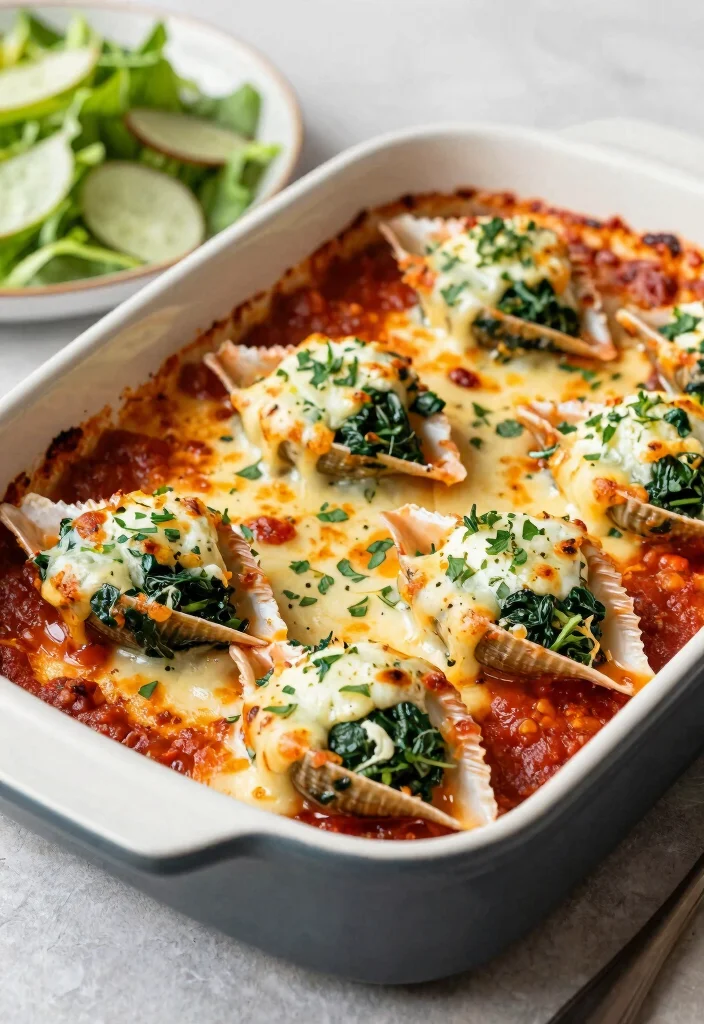 18 Gluten Free Vegetarian Recipes: Healthy Flavorful Plates - 14. Spinach and Ricotta Stuffed Shells 1