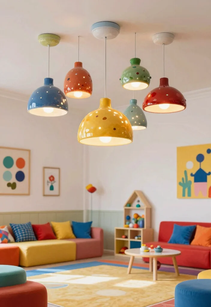 15 Ceiling Lamp Design Ideas With Contemporary Flair 14 15 Ceiling Lamp Design Ideas With Contemporary Flair - 13. Colorful Ceramic Fixtures 1