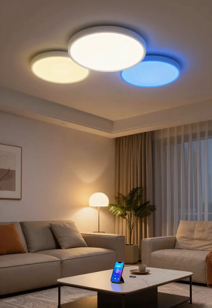 15 Ceiling Lamp Design Ideas With Contemporary Flair 15 15 Ceiling Lamp Design Ideas With Contemporary Flair - 14. Customizable Smart Fixtures 1