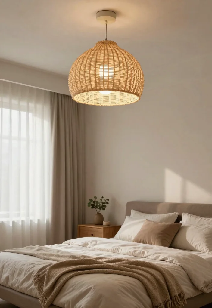 15 Ceiling Lamp Design Ideas With Contemporary Flair 5 15 Ceiling Lamp Design Ideas With Contemporary Flair - 4. Natural Fiber Shades 1