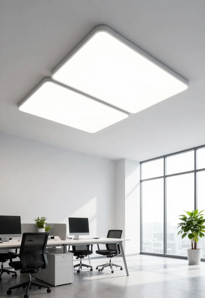 15 Ceiling Lamp Design Ideas With Contemporary Flair 6 15 Ceiling Lamp Design Ideas With Contemporary Flair - 5. Minimalist LED Panels 1