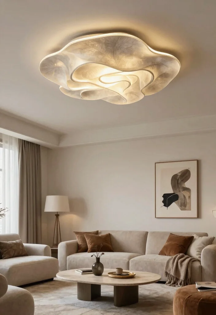 15 Ceiling Lamp Design Ideas With Contemporary Flair 7 15 Ceiling Lamp Design Ideas With Contemporary Flair - 6. Artistic Statement Fixtures 1
