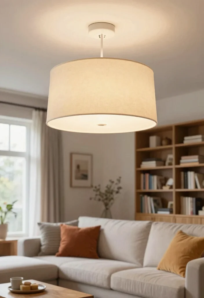 15 Ceiling Lamp Design Ideas With Contemporary Flair 10 15 Ceiling Lamp Design Ideas With Contemporary Flair - 9. Soft Drum Shades 1