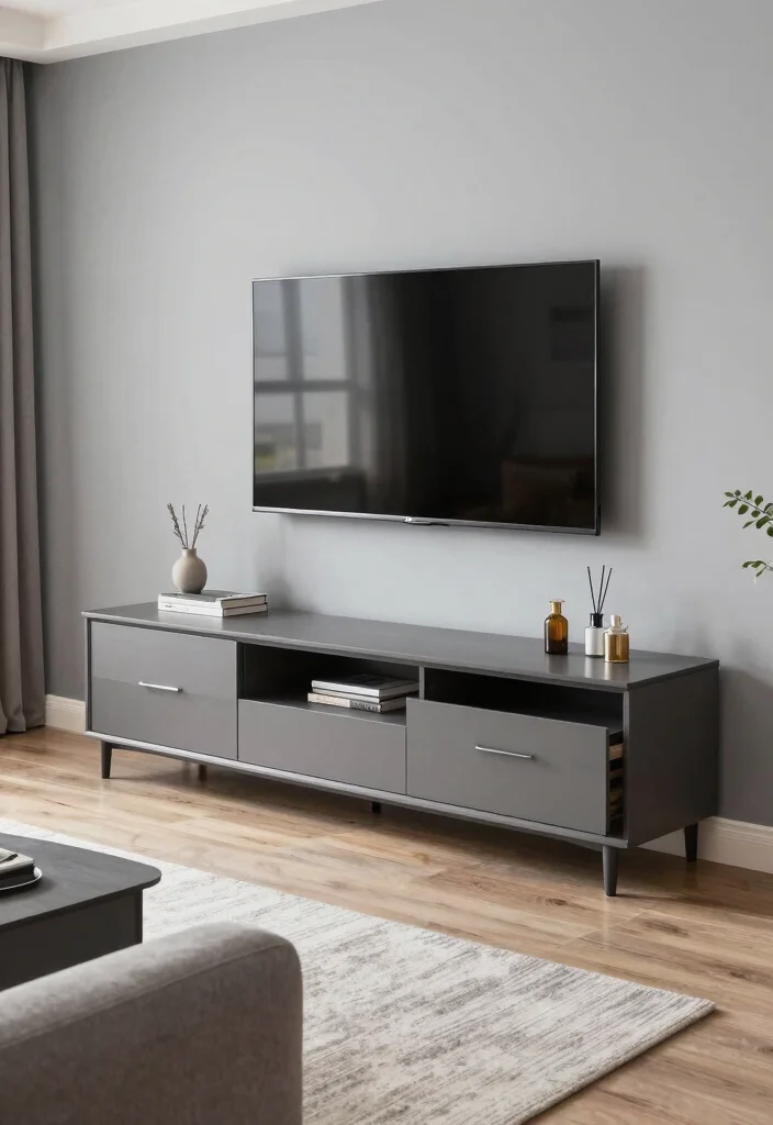 15 Drawing Room TV Unit Ideas With Elegant Finish - 8. Smart Storage Solutions 1