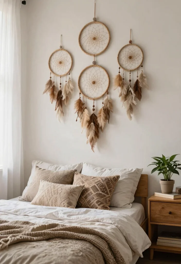 15 Witchy Wall Art Ideas With Mystical Aesthetic Vibes 6 15 Witchy Wall Art Ideas With Mystical Aesthetic Vibes - 5. Dreamcatcher Wall Hangings 1
