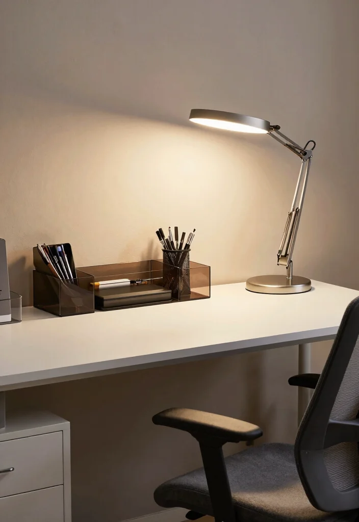 16 Elegant Desk Setup Ideas With Sophisticated Style - 11. Functional Elegance 1