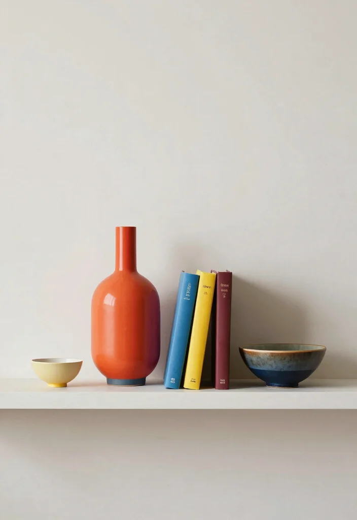 16 Living Room Shelf Ideas That Look Designer Styled 15 16 Living Room Shelf Ideas That Look Designer Styled - 14. Color Pops 1