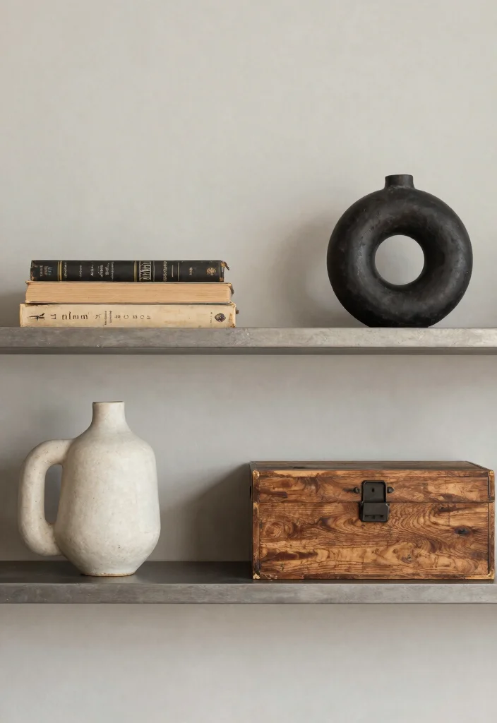 16 Living Room Shelf Ideas That Look Designer Styled 17 16 Living Room Shelf Ideas That Look Designer Styled - 16. Mix and Match 1