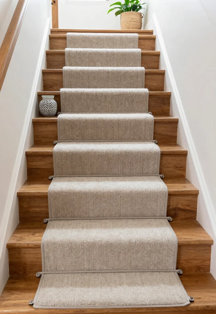 16 Rug Runner Stairs Ideas That Add Style & Safety 15 16 Rug Runner Stairs Ideas That Add Style & Safety - 14. Multi-Functional Runners for Versatility 1