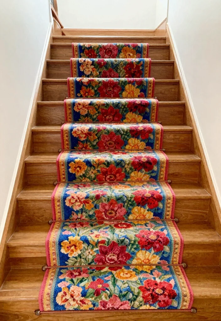 16 Rug Runner Stairs Ideas That Add Style & Safety 17 16 Rug Runner Stairs Ideas That Add Style & Safety - 16. Customizable Lengths for Perfect Fit 1