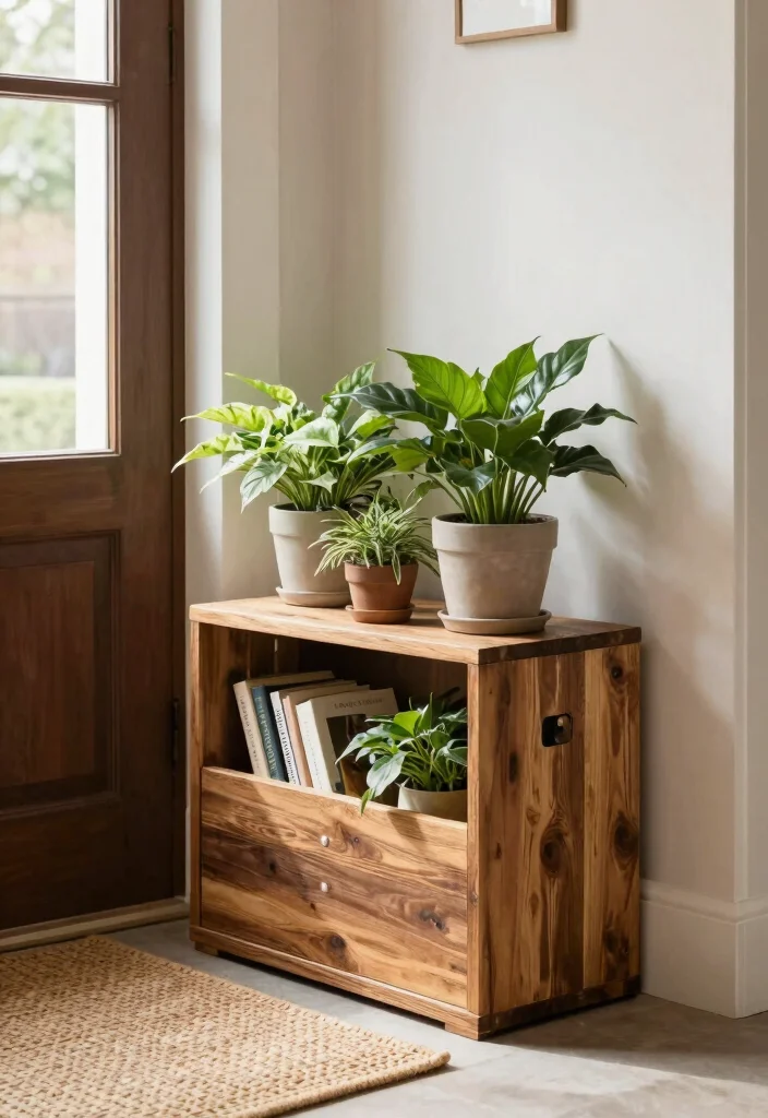 16 Wood Display Stand Ideas With Functional Style - 7. Decorative Wooden Box Stand 1