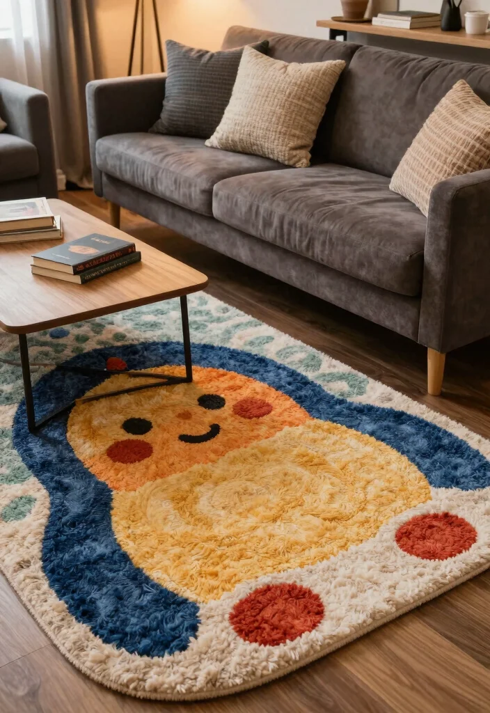 17 Lounge Carpet Ideas That Add Cozy Texture 13 17 Lounge Carpet Ideas That Add Cozy Texture - 12. Felted Wool Rugs 1