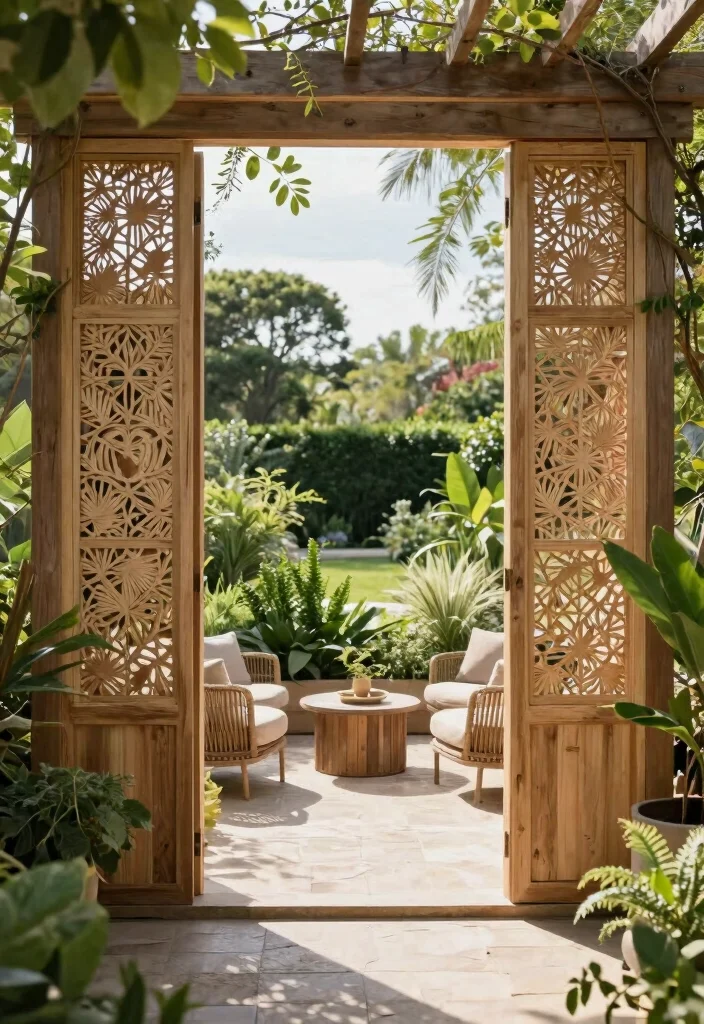 17 Terrace Wall Decor Ideas That Transform Outdoor Spaces - 17. Frame Your View 1