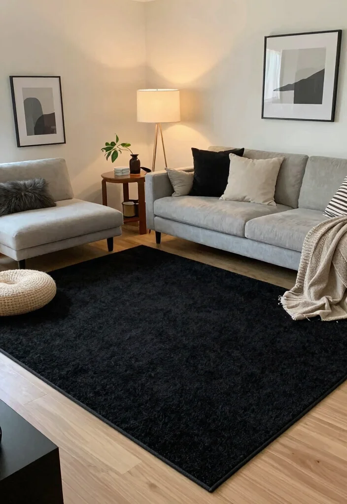18 Black Rug Living Room Ideas With Bold Contrast 20 18 Black Rug Living Room Ideas With Bold Contrast - Conclusion 1
